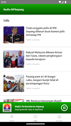 Radio MPSepang Screenshot 2