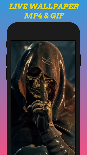 Skull Wallpaper Live 3D Screenshot 1