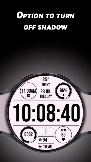 Minimal Dial - Watch face Screenshot 2