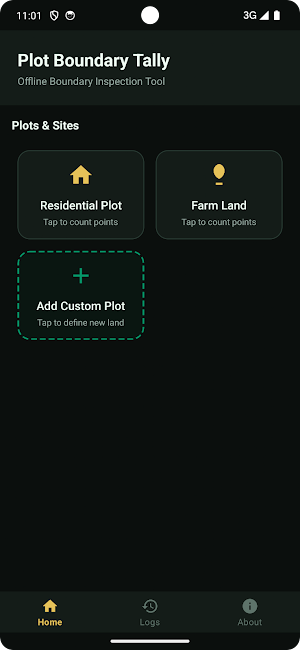 Plot Boundary Tally Screenshot 0
