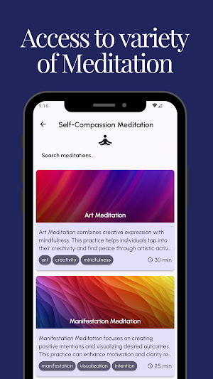 MindWell : Meditation Tracker Screenshot 2
