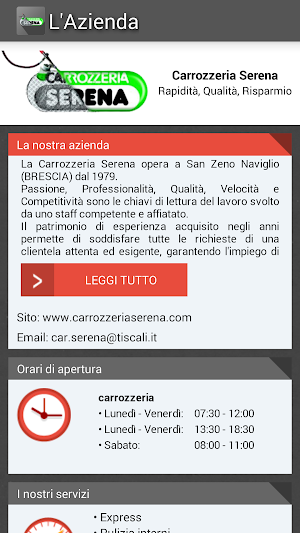Carrozzeria Serena Screenshot 1