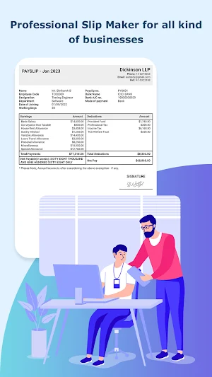 Paystub: Payslip Maker Screenshot 0