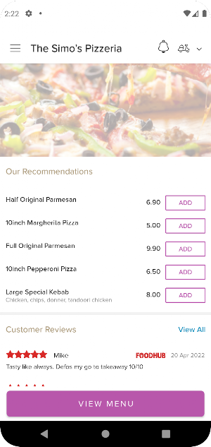 The Simo’s Pizzeria Screenshot 2