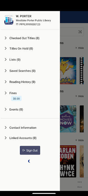 Westlake Porter Public Library Screenshot 1