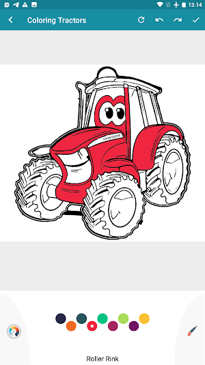 farm tractor : coloring Screenshot 3