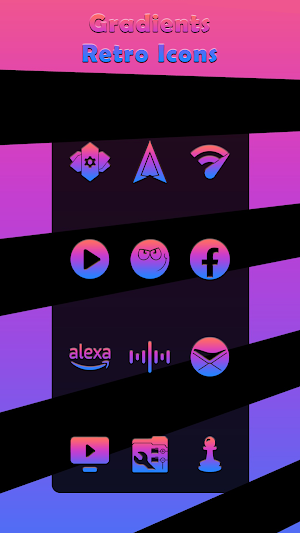 Gradients - Retro Icons Screenshot 3