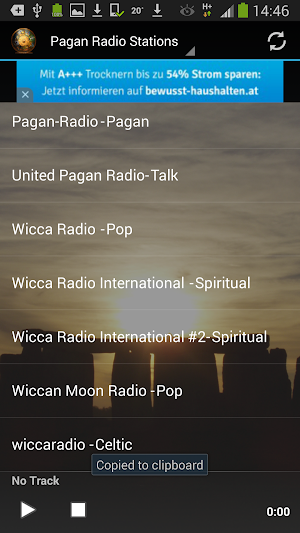 Pagan Radio Stations Screenshot 1