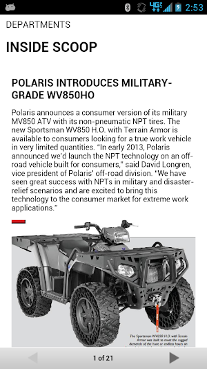 ATV UTV ACTION Magazine Screenshot 2