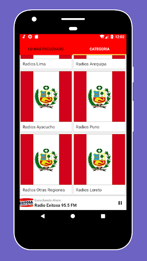 Radio Peru + Radio Peru FM - Internet FM Radio App Screenshot 1