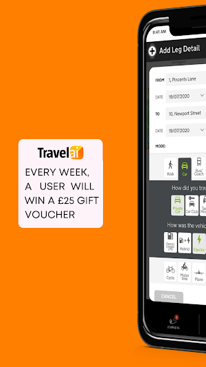 MyWays Automatic Travel Survey Screenshot 2
