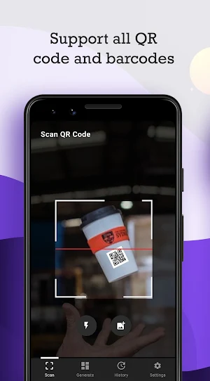 QR & Barcode Scan: Android App Reader & Scanner Screenshot 0