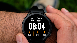 Minimal BOLD - Watch Face Screenshot 0