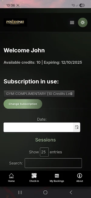 Poseidonio Gym Screenshot 0