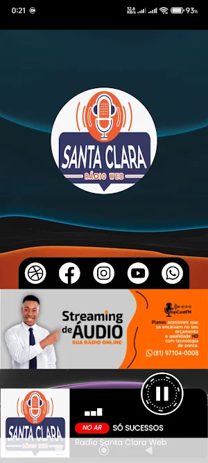 Rádio Santa Clara Web PE Screenshot 0