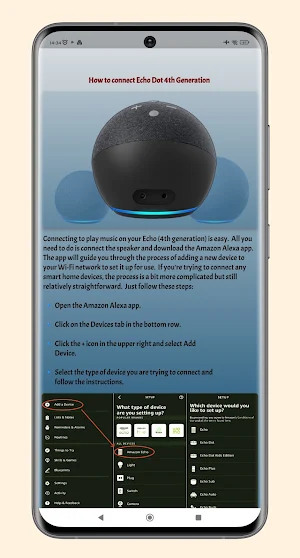 Echo Dot 4th Generation Guide Screenshot 0