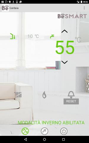 BeSMART Thermostat Screenshot 1