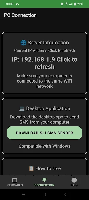 SLI SMS SENDER Screenshot 0