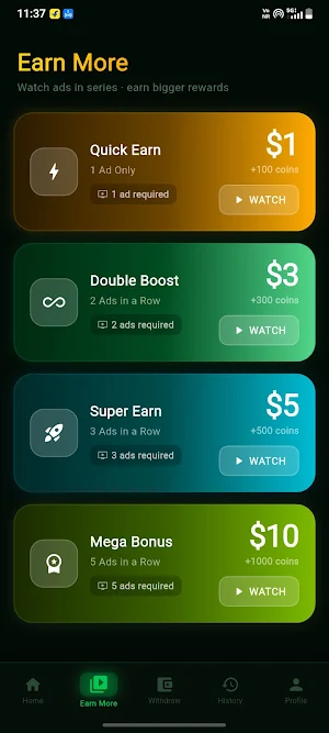 Cash Reward: Real Money Screenshot 2