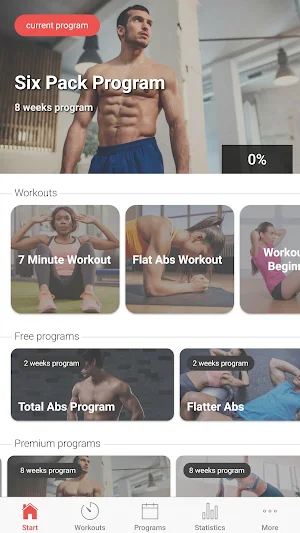 Total Abs Program - Get Flat Abs Fast Screenshot 0