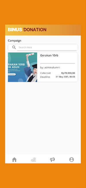Binus Donation Screenshot 3