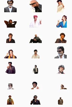 Rajinikanth Stickers for WhatsApp or Any App Screenshot 1