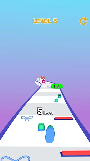 Shoe Runner Race 3D Screenshot 2