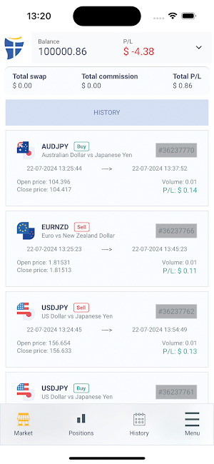 CMTrading App Screenshot 1