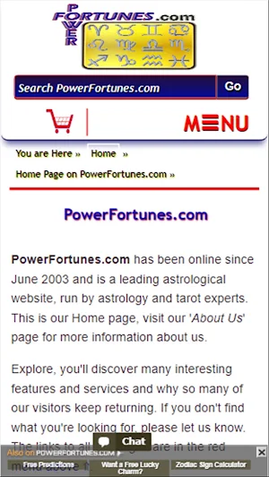 PowerFortunes.com Screenshot 0