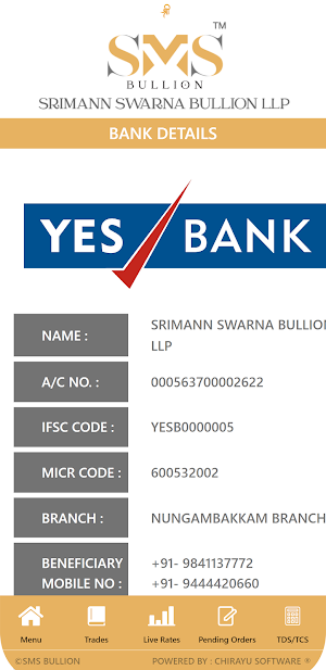 SMS BULLION Screenshot 2
