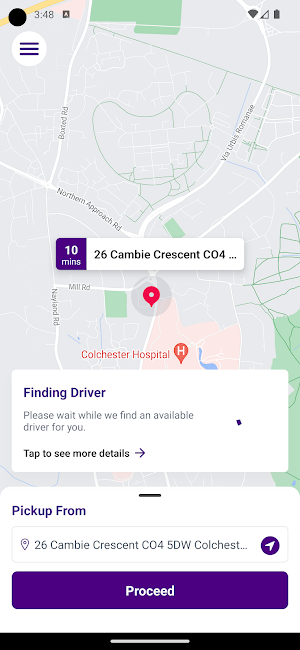 Colchester Taxi Screenshot 1