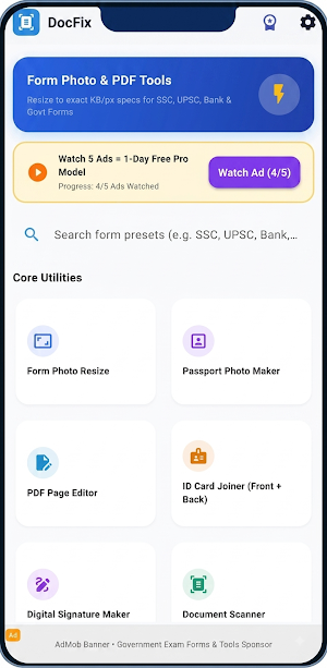 DocFix: Photo & PDF Compressor Screenshot 0