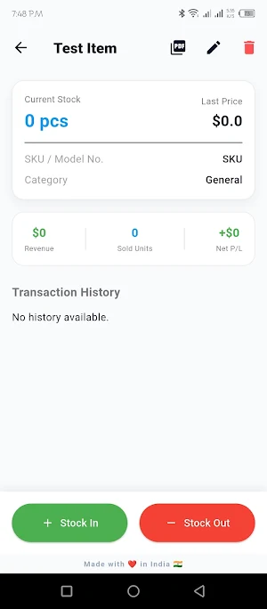 Inventa - An inventory manager Screenshot 3