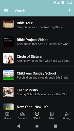 1st Christian Church Windsor Screenshot 1