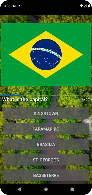 Country Quiz America Screenshot 1