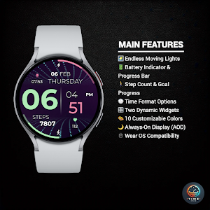 Animated Dots - watch face Screenshot 1