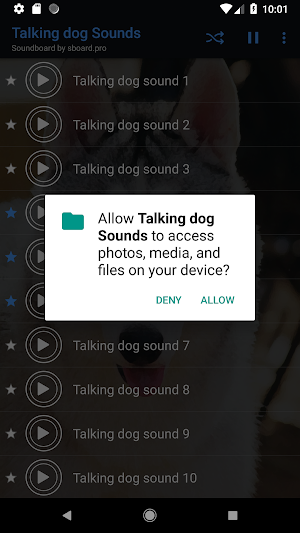 Talking dog sounds ~ Sboard.pro Screenshot 1