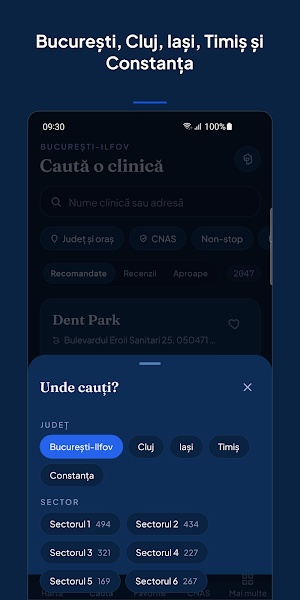 DentalMap: Stomatologi România Screenshot 2