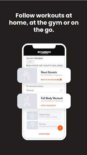 GYMBOX FITNESS USA Screenshot 2