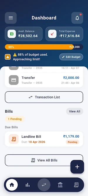 DevoFin - Expense Tracker Screenshot 3