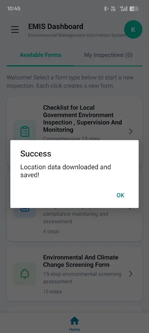 WEMIS-EMIS Screenshot 1