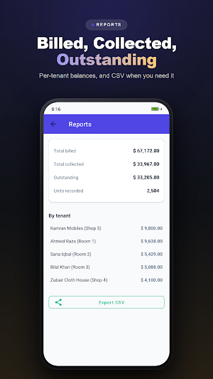 Sub Meter Bill Calculator Screenshot 3