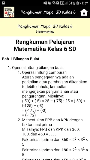 Rangkuman Mapel SD Kelas 6 Screenshot 3