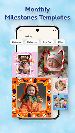Baby Photo Monthly Milestones Screenshot 1