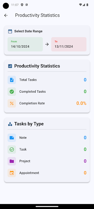 GTD Manager Screenshot 3
