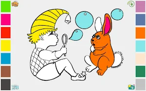 Coloring gnomes and elves Screenshot 1