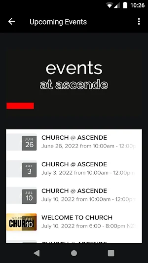 Ascende Global Church Screenshot 2