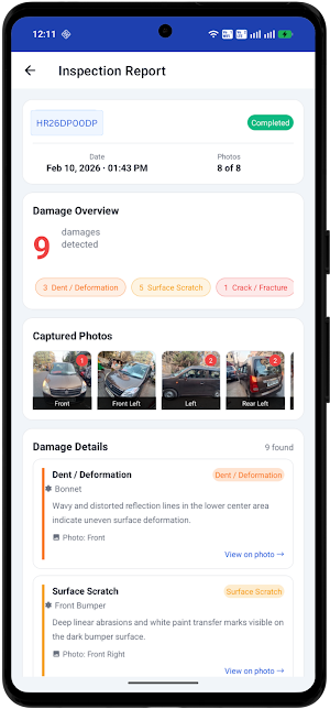 Inspecto: Car Damage Scanner Screenshot 3