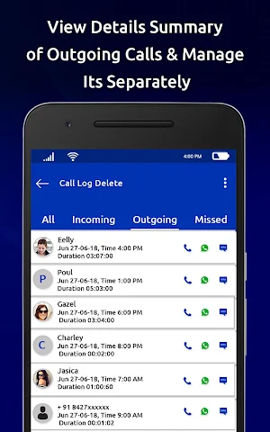Call Log Delete Screenshot 2