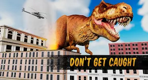 Dino T-rex World Dinosaur Simulator Jurassic Games Screenshot 0